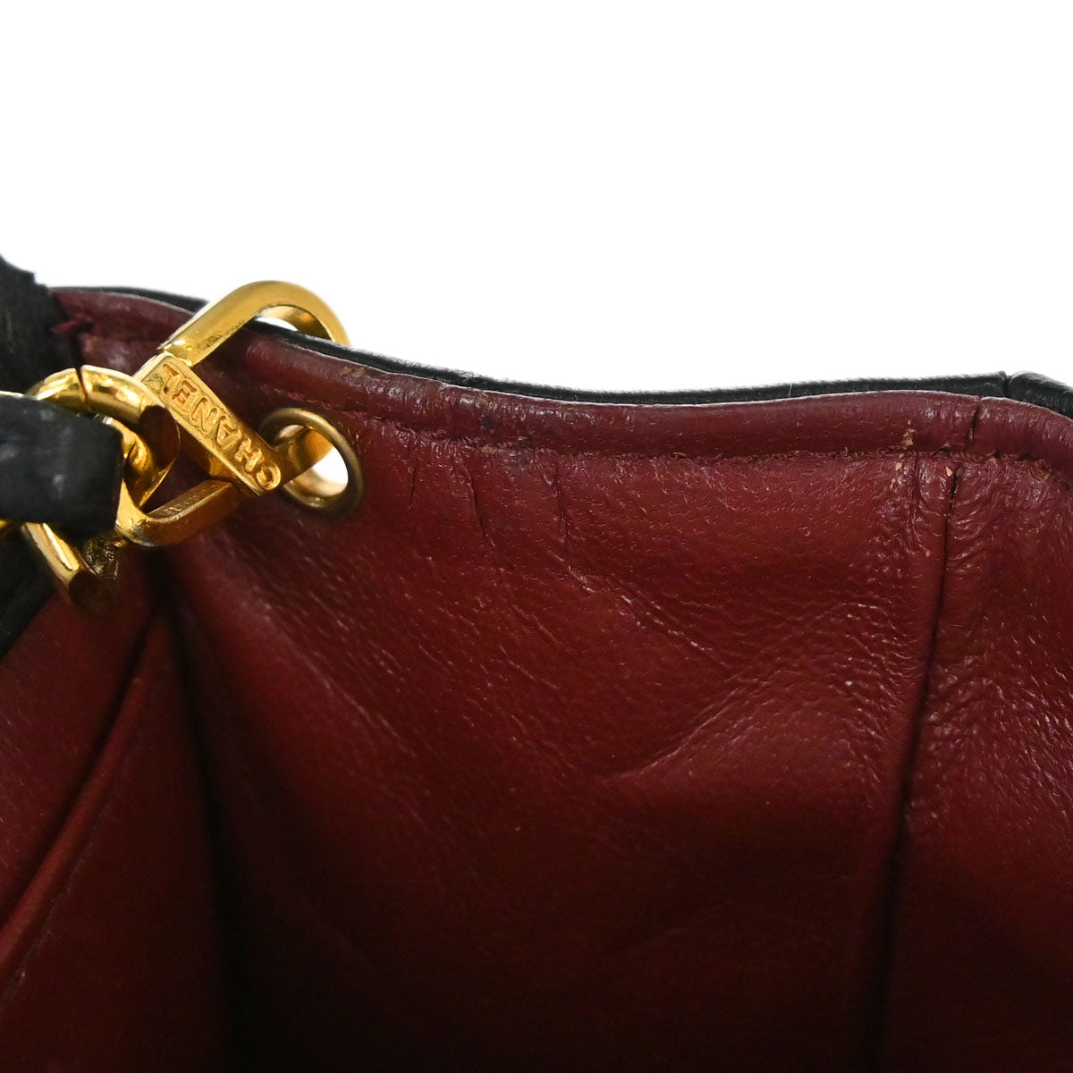 Chanel 1989-1991 Black Lambskin Turnlock Mini Full Flap Shoulder Bag