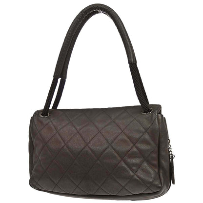 Chanel 2009-2010 Brown Calfskin Yacht Jumbo Handbag