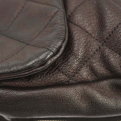 Chanel 2009-2010 Brown Calfskin Yacht Jumbo Handbag