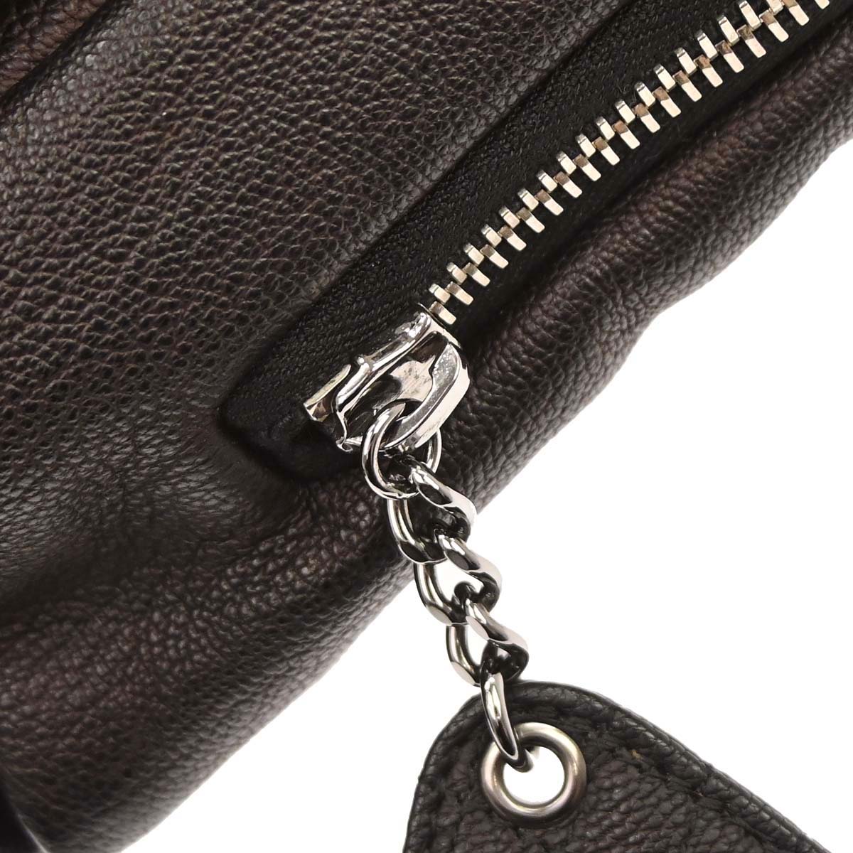 Chanel 2009-2010 Brown Calfskin Yacht Jumbo Handbag