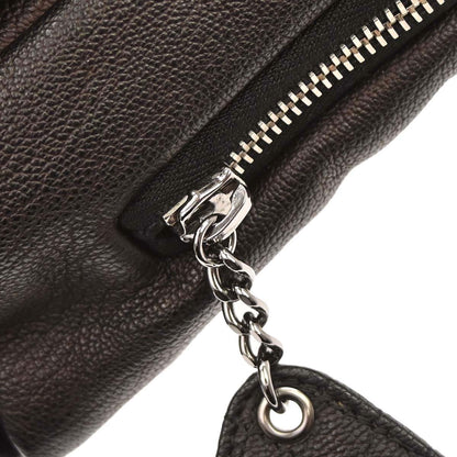 Chanel 2009-2010 Brown Calfskin Yacht Jumbo Handbag