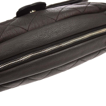Chanel 2009-2010 Brown Calfskin Yacht Jumbo Handbag