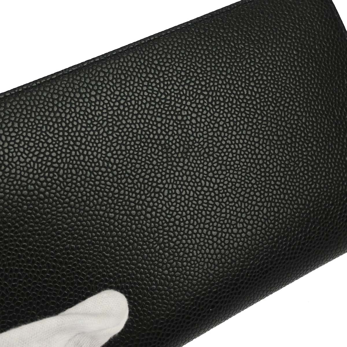 Chanel 2014-2015 Black Caviar Skin Timeless WOC Wallet on Chain Shoulder Bag