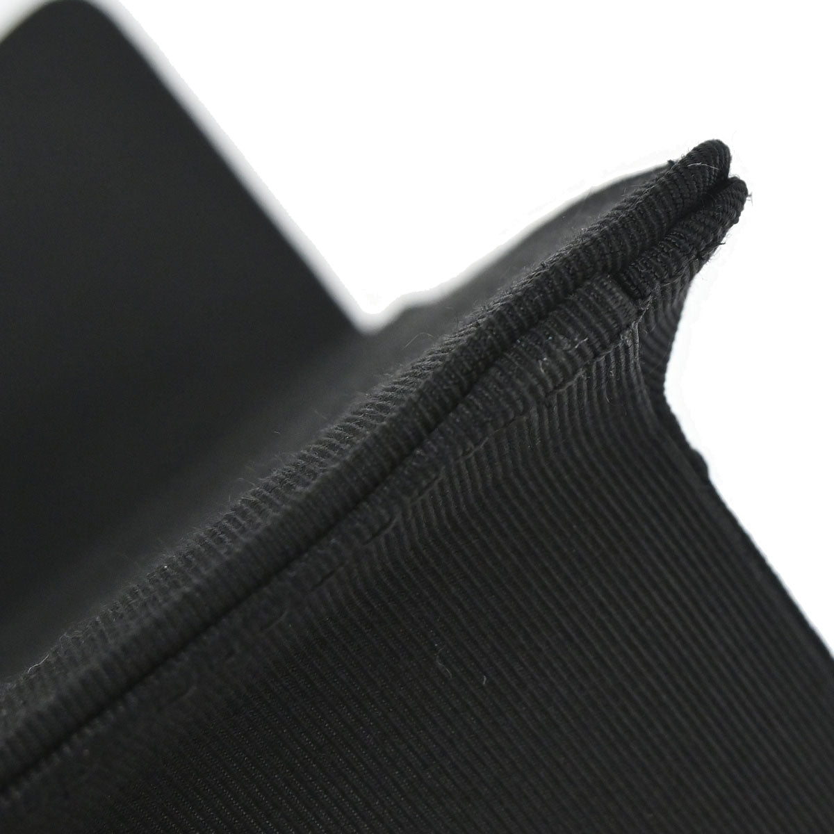 Chanel 2009-2010 Black Canvas Classic Single Flap Shoulder Bag