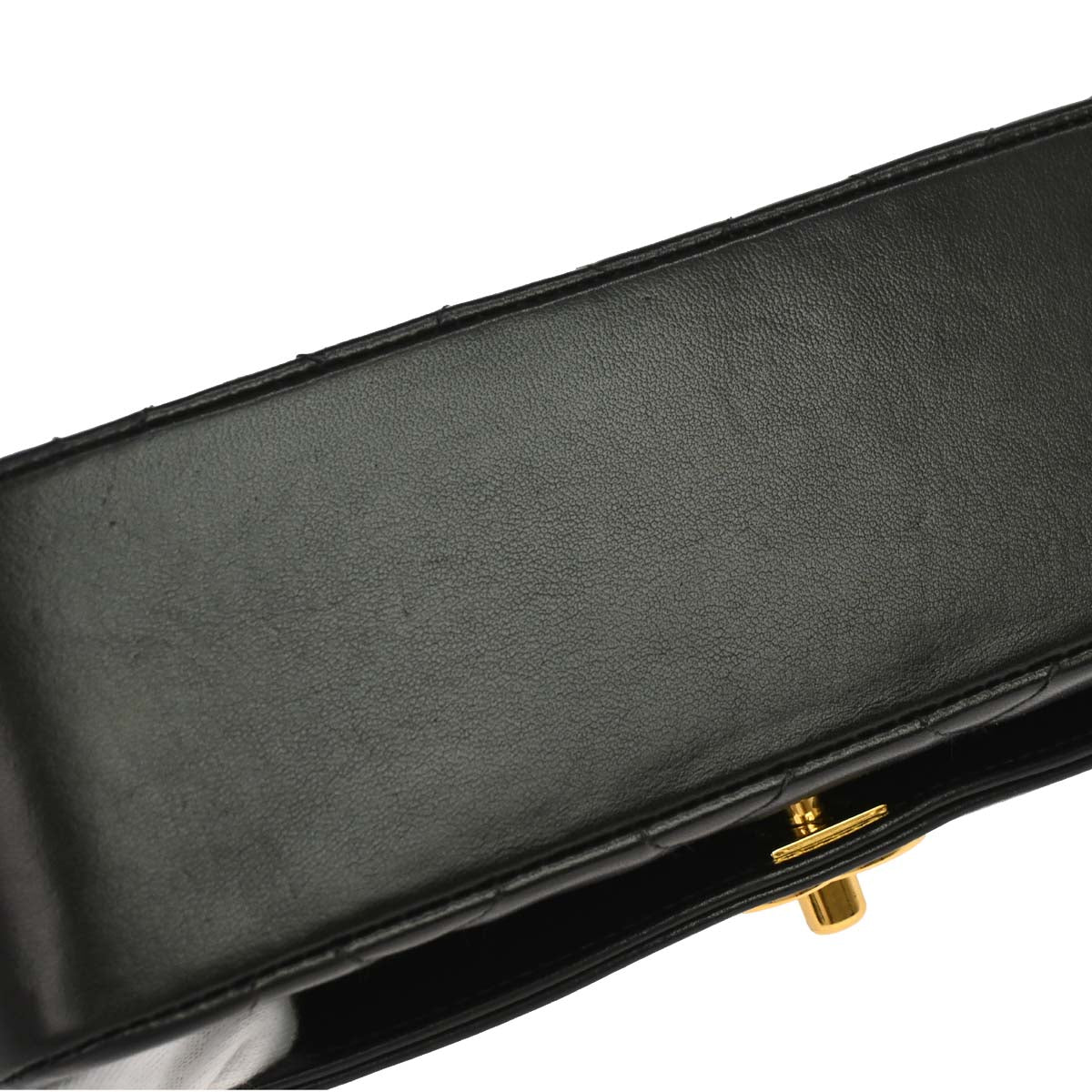 Chanel 1996-1997 Black Lambskin Small Diana Shoulder Bag