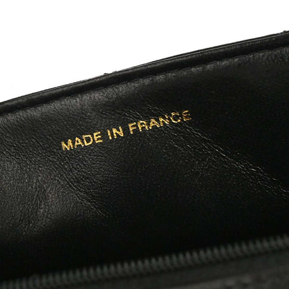 Chanel 1996-1997 Black Lambskin Small Diana Shoulder Bag