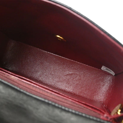 Chanel 1994-1996 Black Lambskin Mini Classic Square Flap Shoulder Bag 17