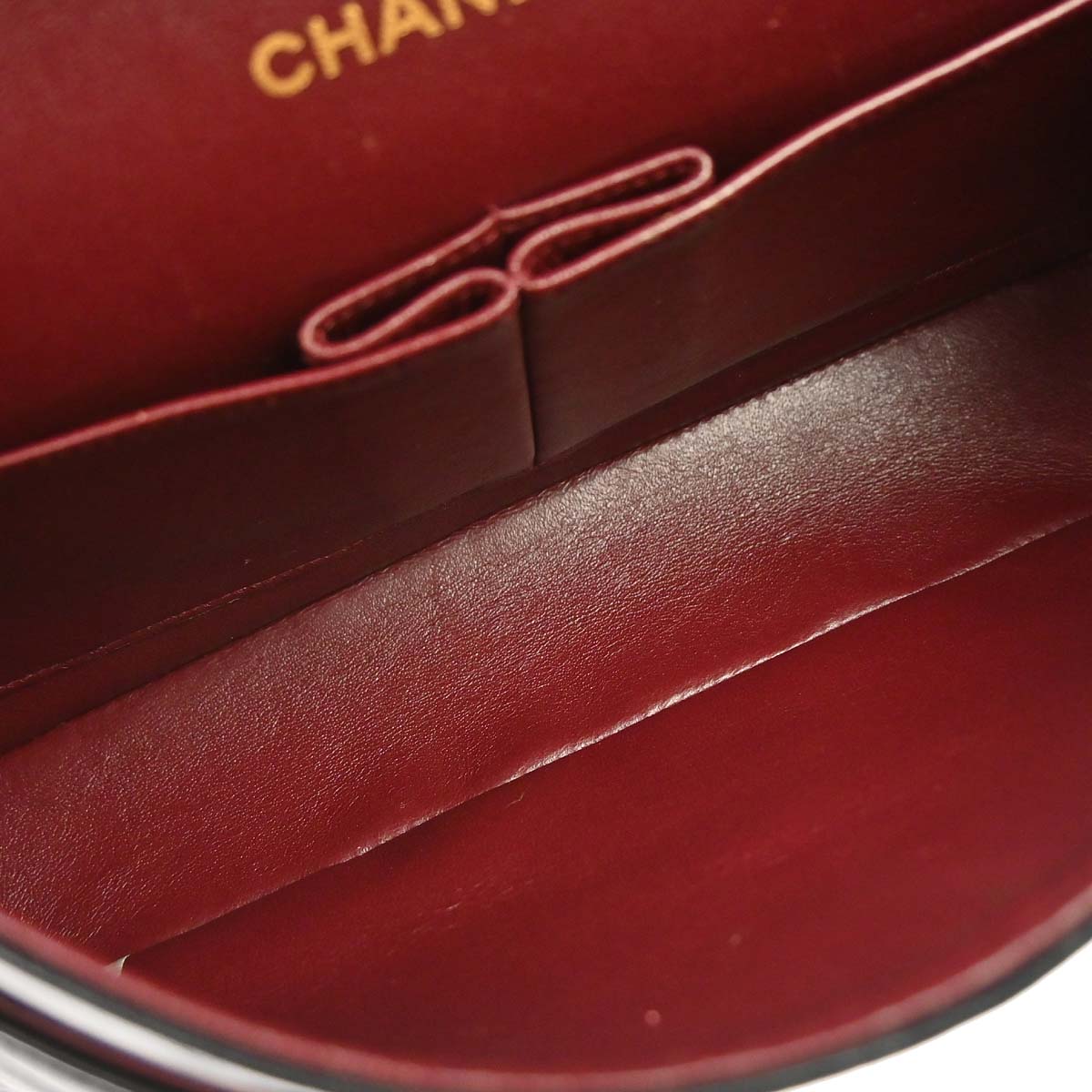 Chanel Black Lambskin Medium Classic Double Flap Shoulder Bag