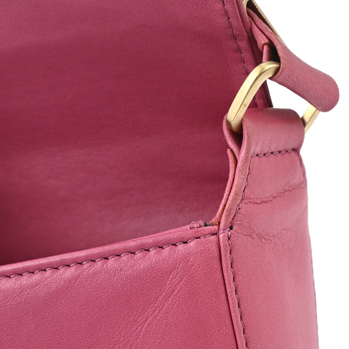 Chanel 2003-2004 Pink Lambskin Choco Bar Shoulder Bag