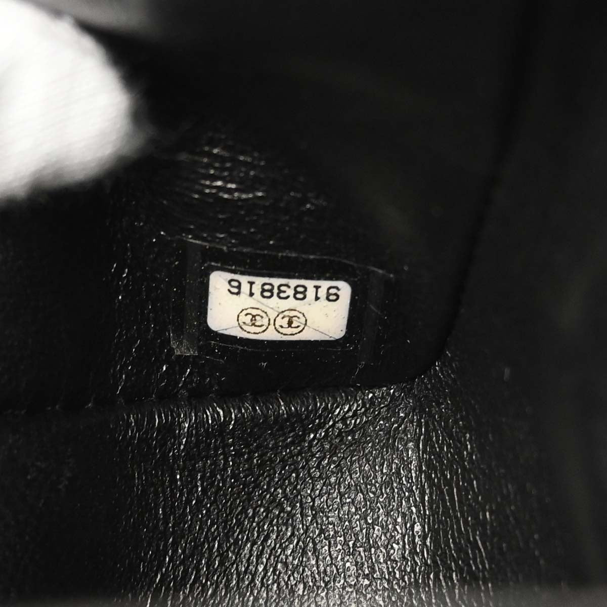 Chanel Black Cotton Medium Classic Double Flap Shoulder Bag