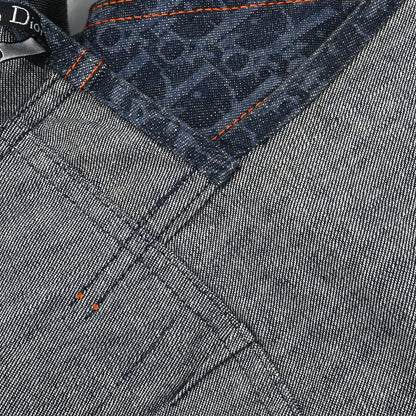Christian Dior 2006 Sleeveless Denim Dress Trotter Indigo #38