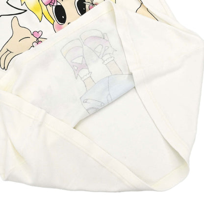 Christian Dior 2005 Print T-shirt Cartoon Girl Ivory #44
