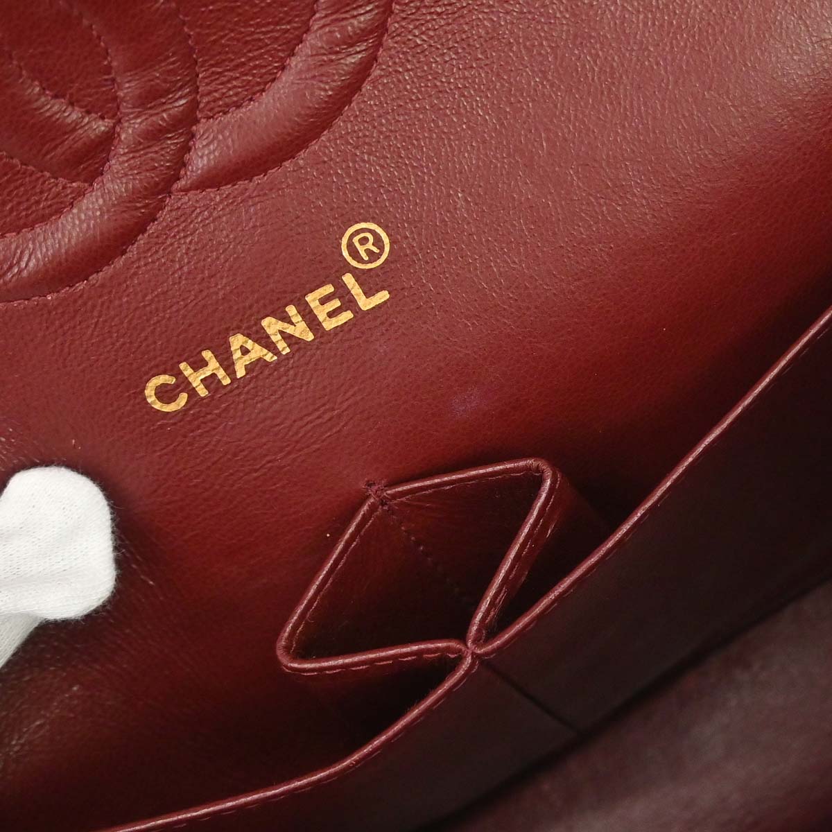 Chanel 1991-1994 Black Lambskin Medium Classic Double Flap Shoulder Bag