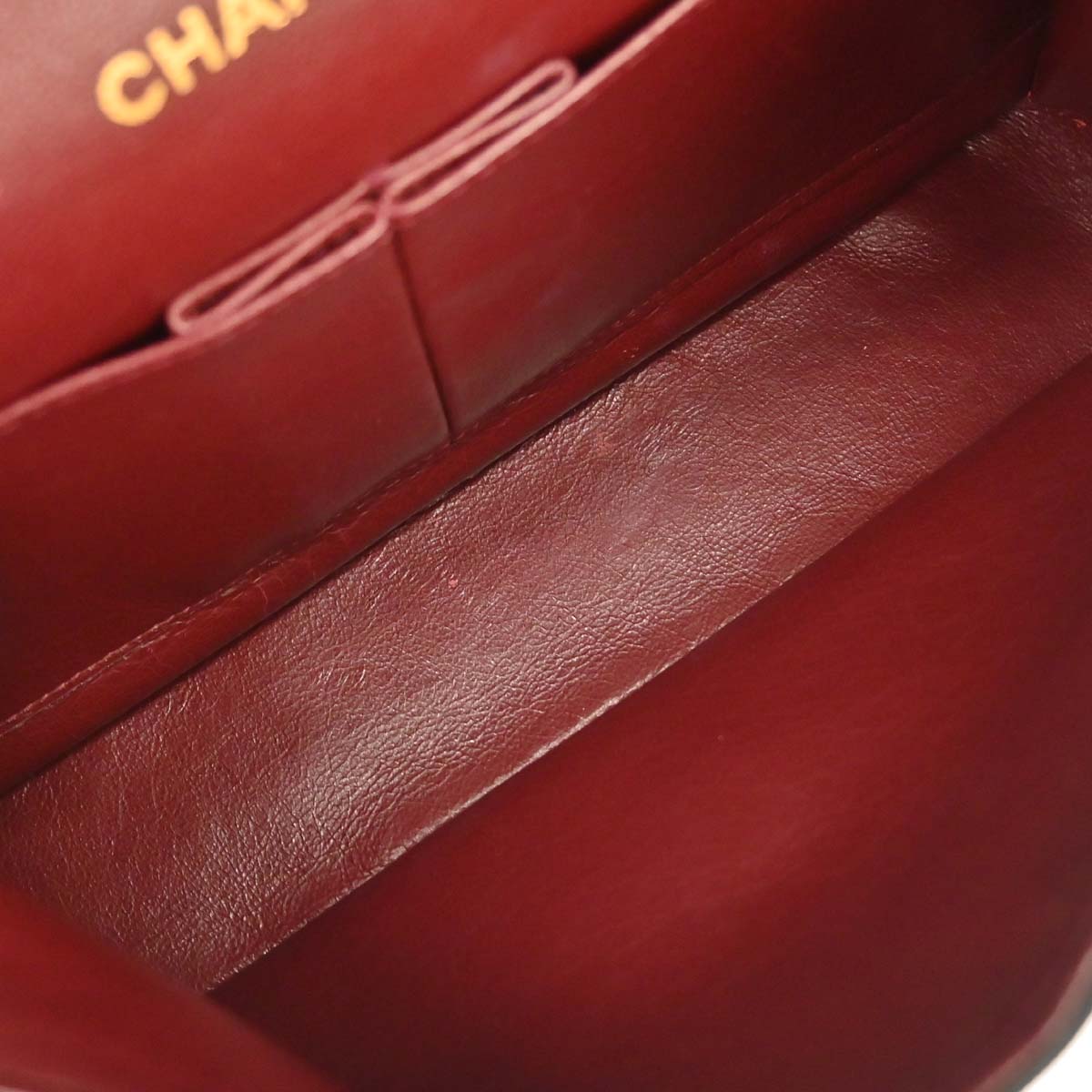 Chanel 1991-1994 Black Lambskin Medium Classic Double Flap Shoulder Bag