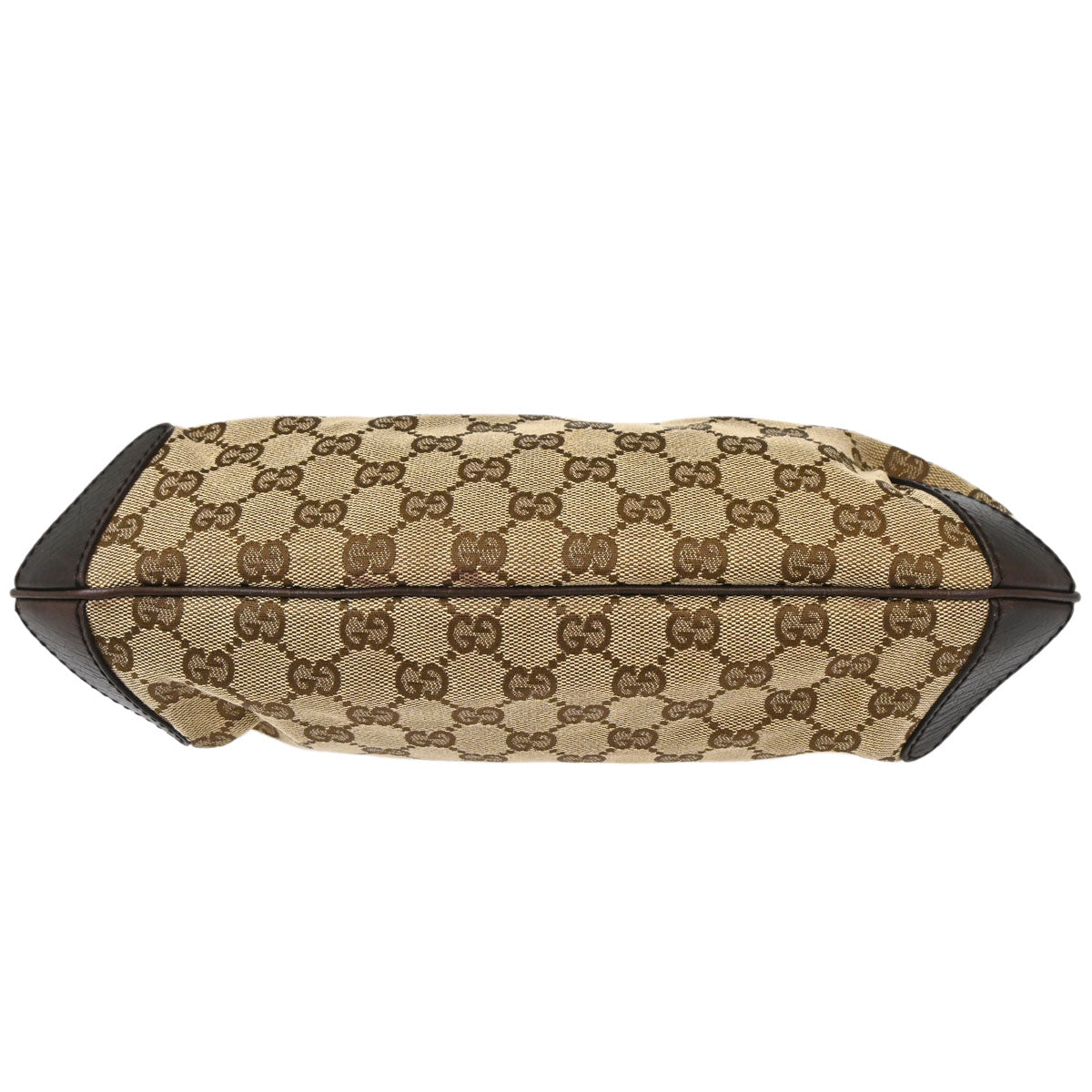 Gucci Beige Canvas GG Horsebit Handbag