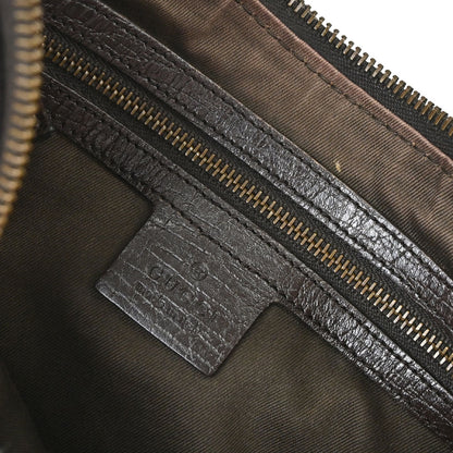 Gucci Beige Canvas GG Horsebit Handbag