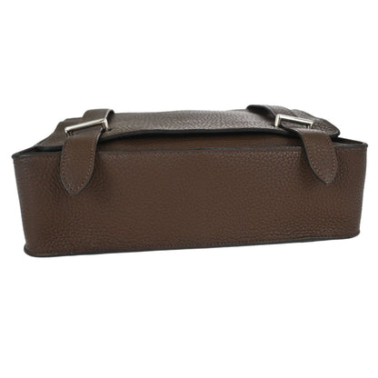 Hermes Terre Taurillon Clemence Steve Caporal 27 Shoulder Bag