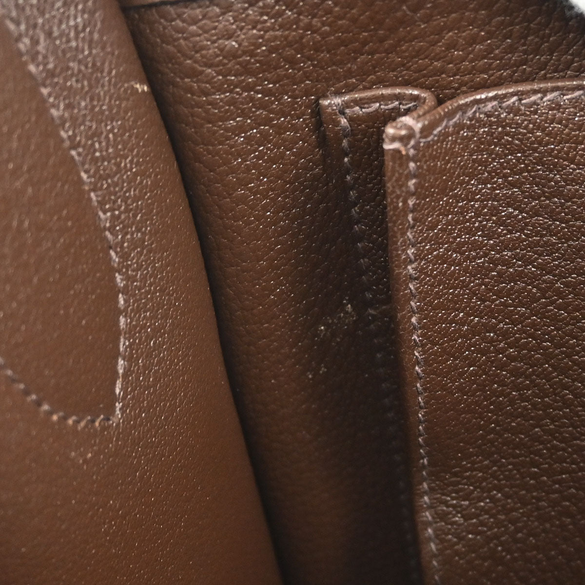 Hermes Terre Taurillon Clemence Steve Caporal 27 Shoulder Bag