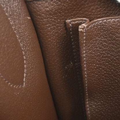 Hermes Terre Taurillon Clemence Steve Caporal 27 Shoulder Bag