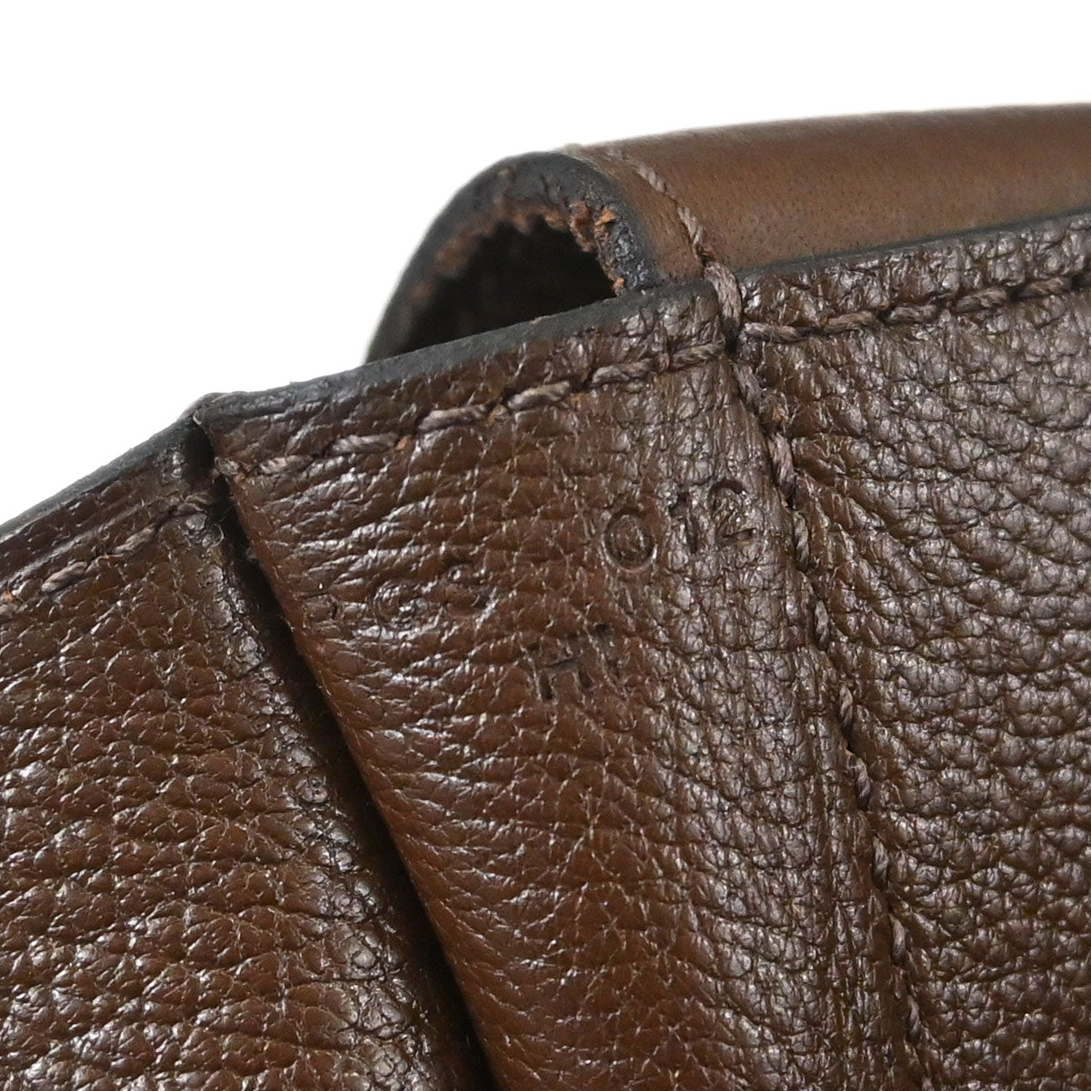 Hermes Terre Taurillon Clemence Steve Caporal 27 Shoulder Bag