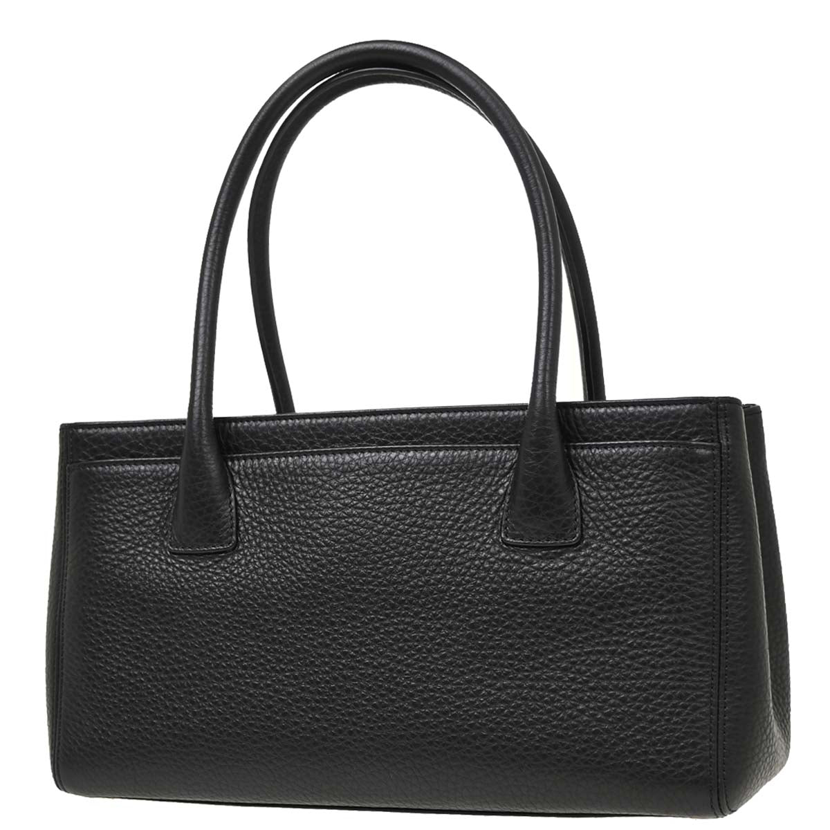 Chanel 2014-2015 Black Deerskin Executive Cerf Tote Bag