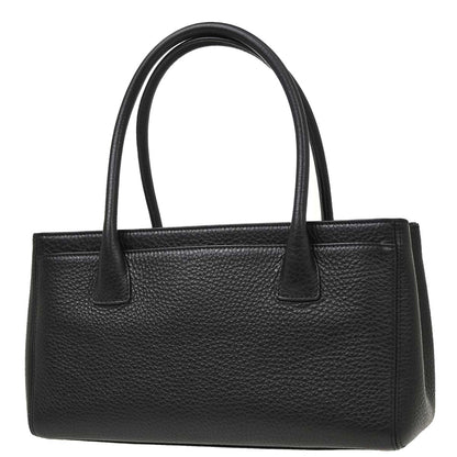 Chanel 2014-2015 Black Deerskin Executive Cerf Tote Bag