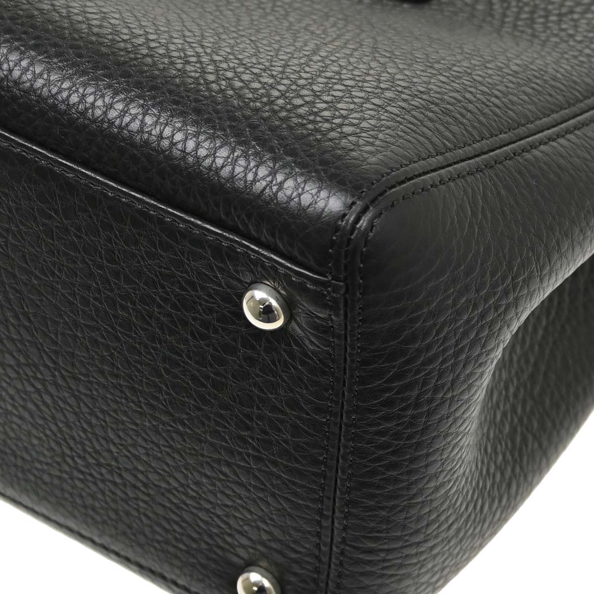 Chanel 2014-2015 Black Deerskin Executive Cerf Tote Bag