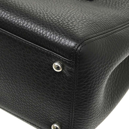 Chanel 2014-2015 Black Deerskin Executive Cerf Tote Bag