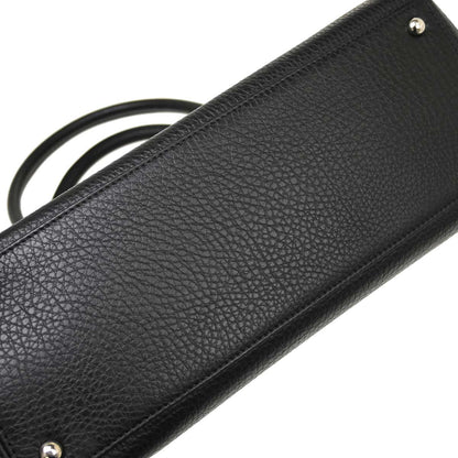 Chanel 2014-2015 Black Deerskin Executive Cerf Tote Bag