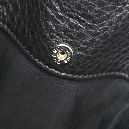Chanel 2014-2015 Black Deerskin Executive Cerf Tote Bag