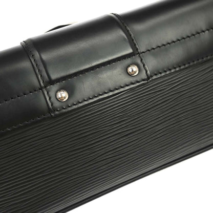 Louis Vuitton 2007 Black Epi Pochette Montaigne Handbag M59292