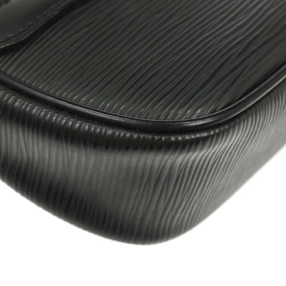 Louis Vuitton 2007 Black Epi Pochette Montaigne Handbag M59292