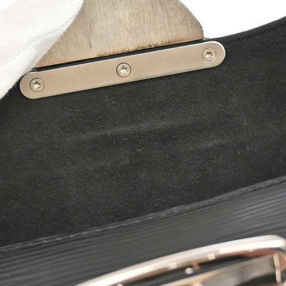 Louis Vuitton 2007 Black Epi Pochette Montaigne Handbag M59292