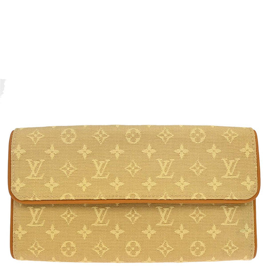 Louis Vuitton Beige Porte Tresor International Wallet M92444