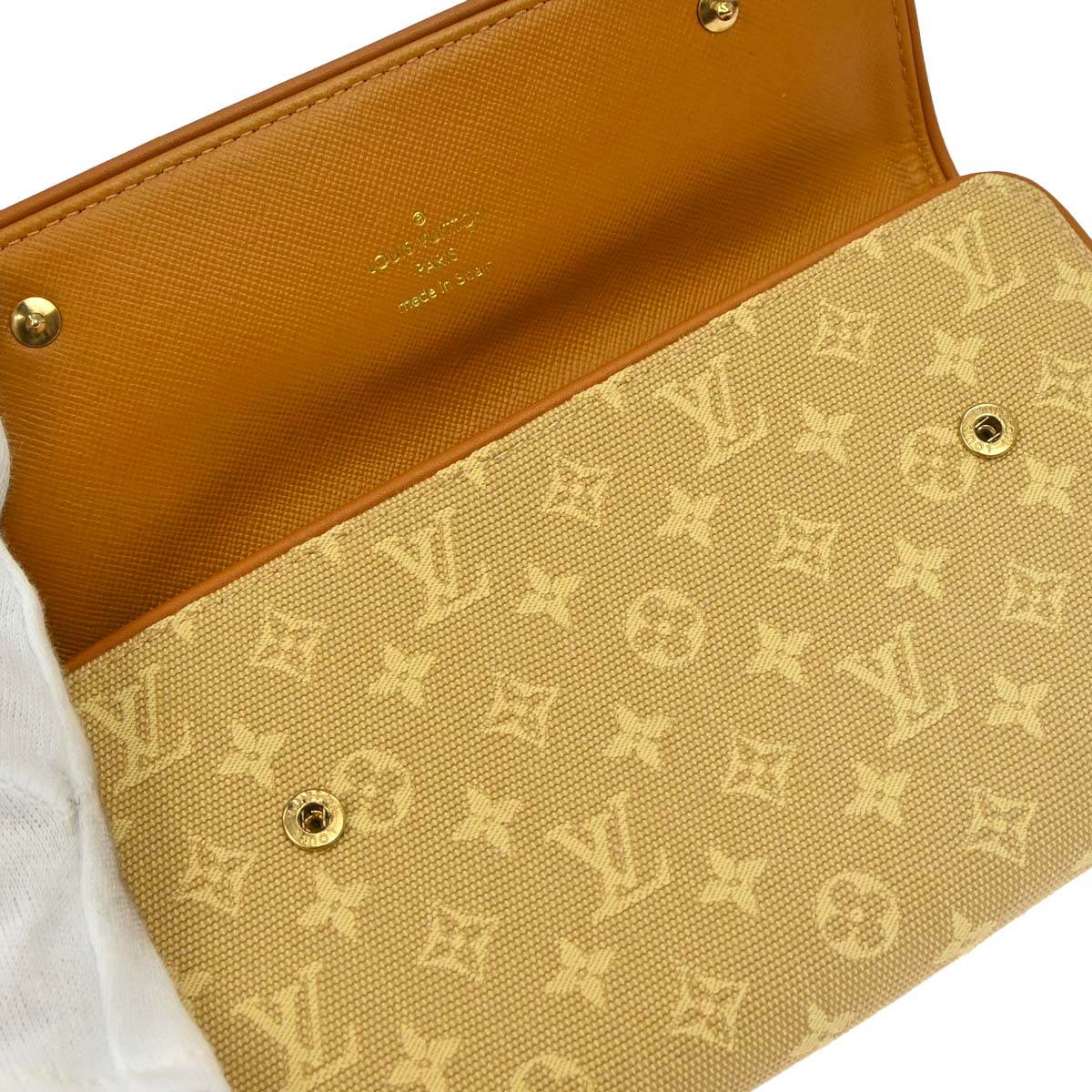 Louis Vuitton Beige Porte Tresor International Wallet M92444