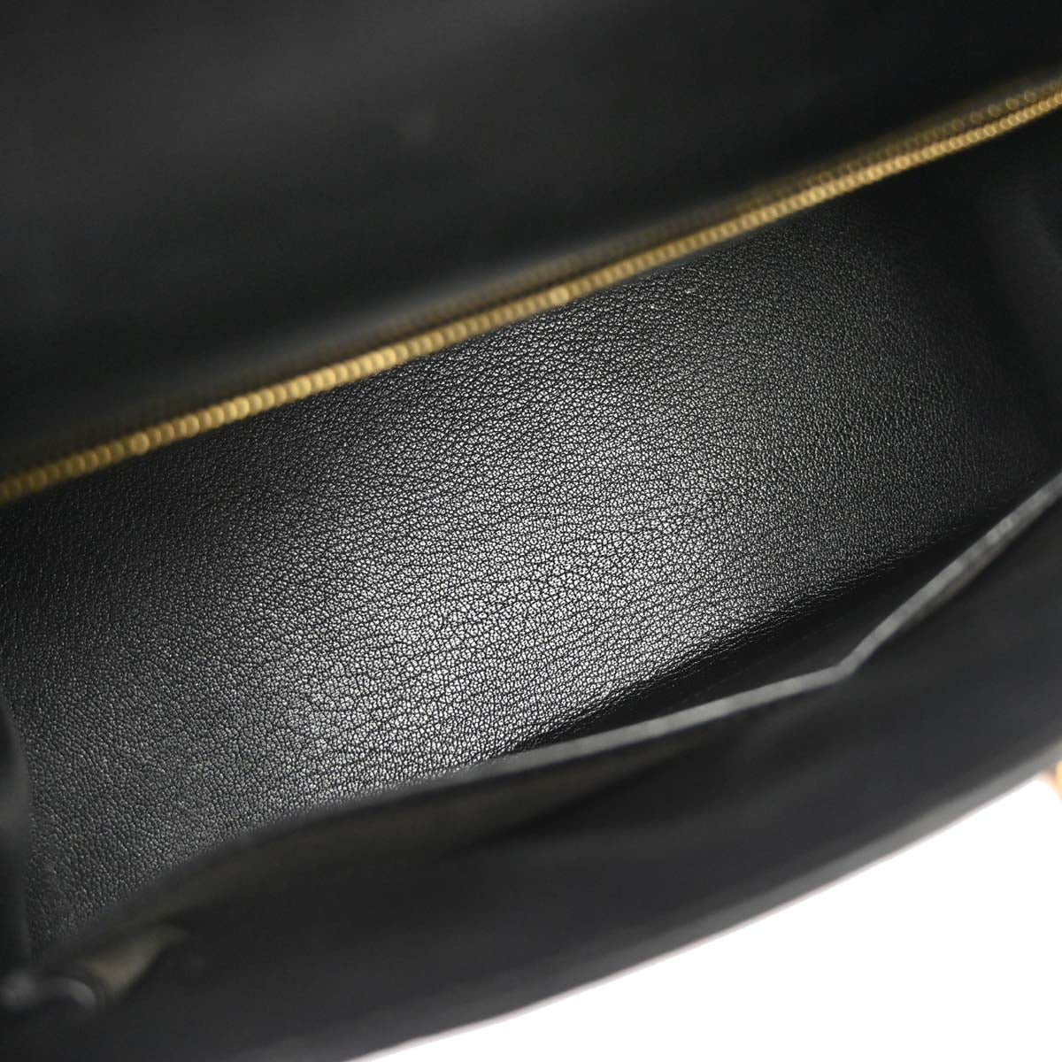 Hermes Black Box Calf Kelly 28 Sellier 2way Shoulder Handbag