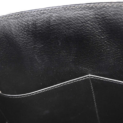 Hermes Black Box Calf Kelly 28 Sellier 2way Shoulder Handbag