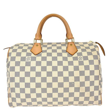 Louis Vuitton 2008 Damier Azur Speedy 30 Handbag N41533