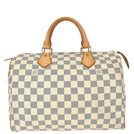 Louis Vuitton 2008 Damier Azur Speedy 30 Handbag N41533