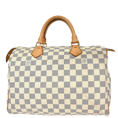 Louis Vuitton 2008 Damier Azur Speedy 30 Handbag N41533