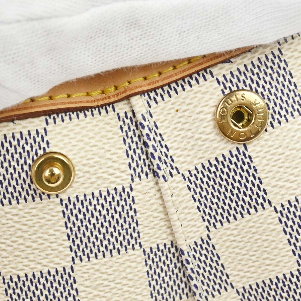 Louis Vuitton 2008 Damier Azur Hampstead PM Tote Handbag N51207