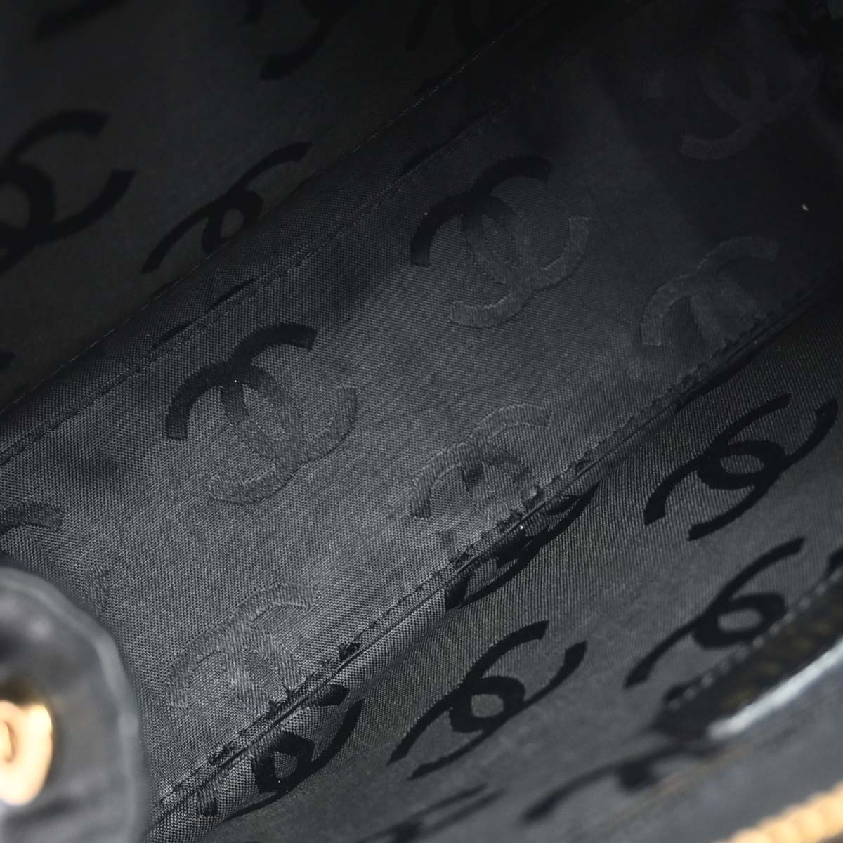 Chanel 2003-2004 Black Calfskin Wild Stitch Handbag