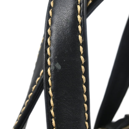 Chanel 2003-2004 Black Calfskin Wild Stitch Handbag