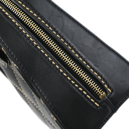 Chanel 2003-2004 Black Calfskin Wild Stitch Handbag