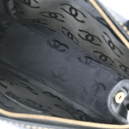 Chanel 2003-2004 Black Calfskin Wild Stitch Handbag