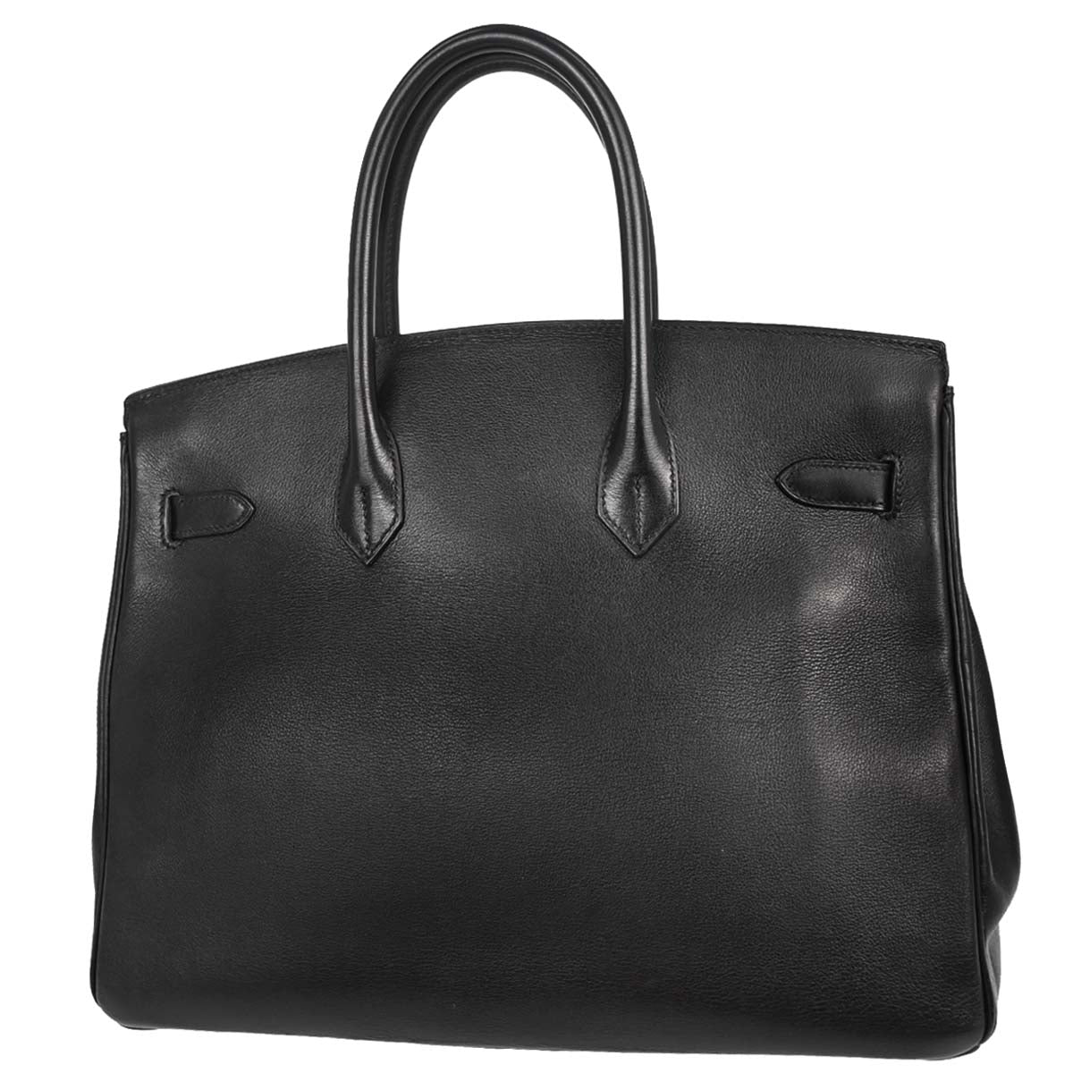 Hermes Black Gulliver Birkin 35 Handbag