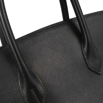 Hermes Black Gulliver Birkin 35 Handbag