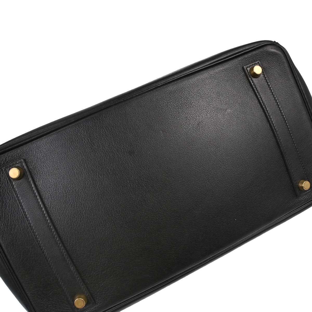 Hermes Black Gulliver Birkin 35 Handbag