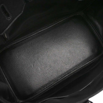 Hermes Black Gulliver Birkin 35 Handbag