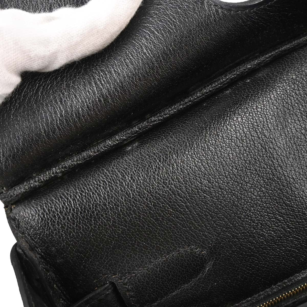 Hermes Black Gulliver Birkin 35 Handbag